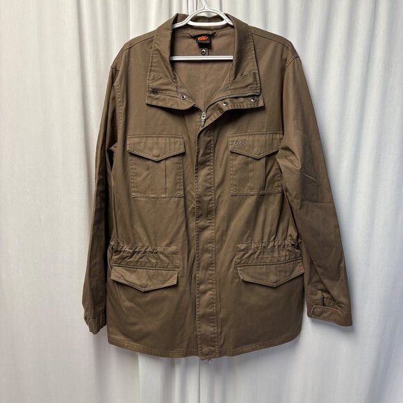 Nike 6.0 Mens Brown Waxed Canvas Jacket Size XL Utility Field Chore Coat - Picture 1 of 9